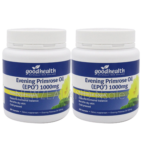 굿헬스 달맞이꽃종자유(감마리놀렌산) 1000mg 300캡슐 2통 *