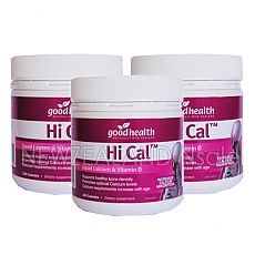 굿헬스 하이칼(칼슘+비타민D) 150캡슐 흡수가 좋은 액상칼슘 3통