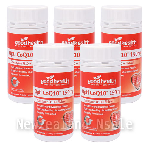 굿헬스 코엔자임Q10 150mg 60캡슐 5통 *