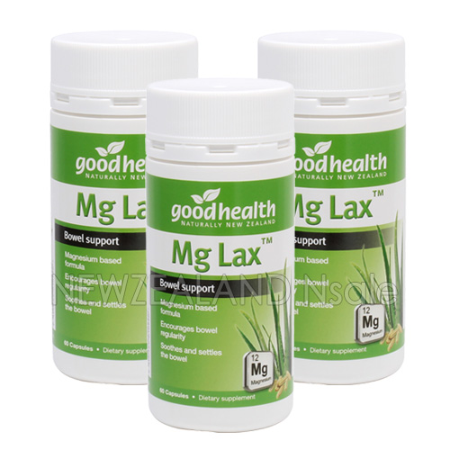 굿헬스 Mg Lax 60캡슐 배변활동 3통