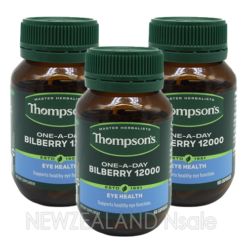톰슨 원어데이 빌베리12000mg 60캡슐 3통 *