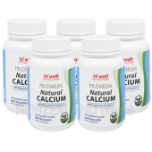(20% 할인행사) 하이웰 프리미엄 해조칼슘(with Magnesium & Vitamin D) 120 베지캡슐  5통