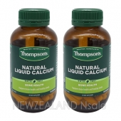 톰슨 리퀴드 칼슘 60캡슐 2병 (흡수가 좋은 액상칼슘)