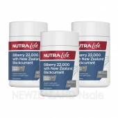 뉴트라라이프 빌베리 22000mg 플러스 블랙커런트 60캡슐 3통