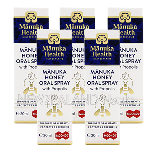 마누카헬스 마누카헬스 마누카허니 & 프로폴리스 오럴스프레이 20ml 5통