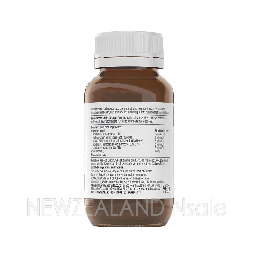 뉴트라라이프 프로바이오틱 500억 유산균 60캡슐 1통