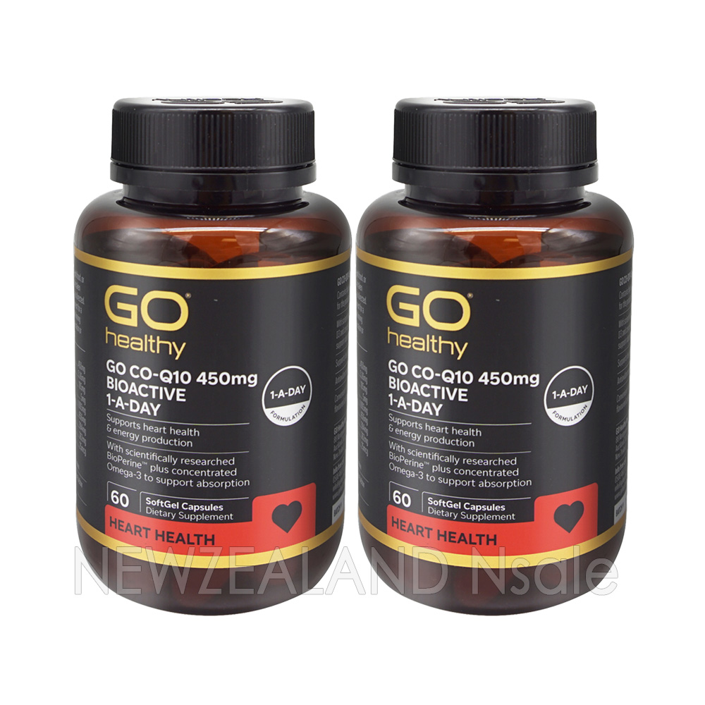 고헬씨 고 코엔자임 큐텐 CO-Q10 450mg 바이오액티브 원어데이 60캡슐 2통