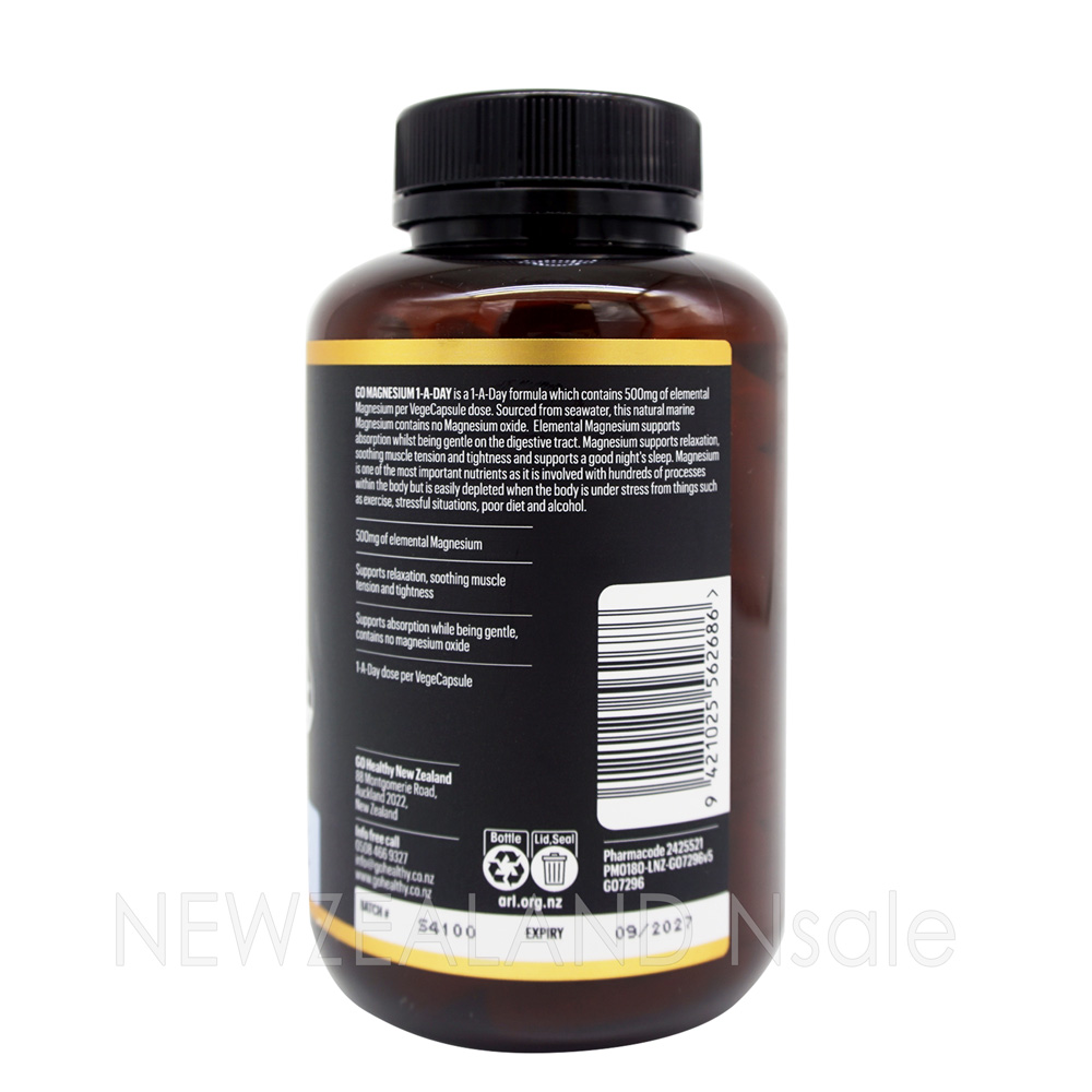 고헬씨 고 마그네슘 원어데이 500mg 120캡슐 2통