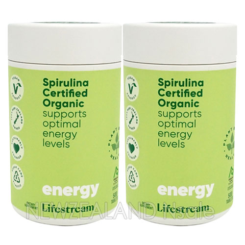 (오더베이스) 라이프스트림 유기농 스피루리나 부스트 500정 2통
