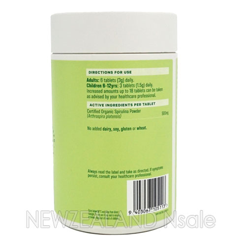 (오더베이스) 라이프스트림 유기농 스피루리나 500정 5통