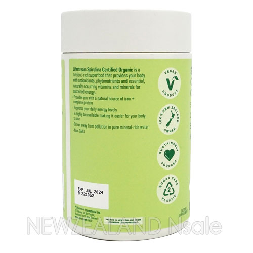 (오더베이스) 라이프스트림 유기농 스피루리나 500정 5통