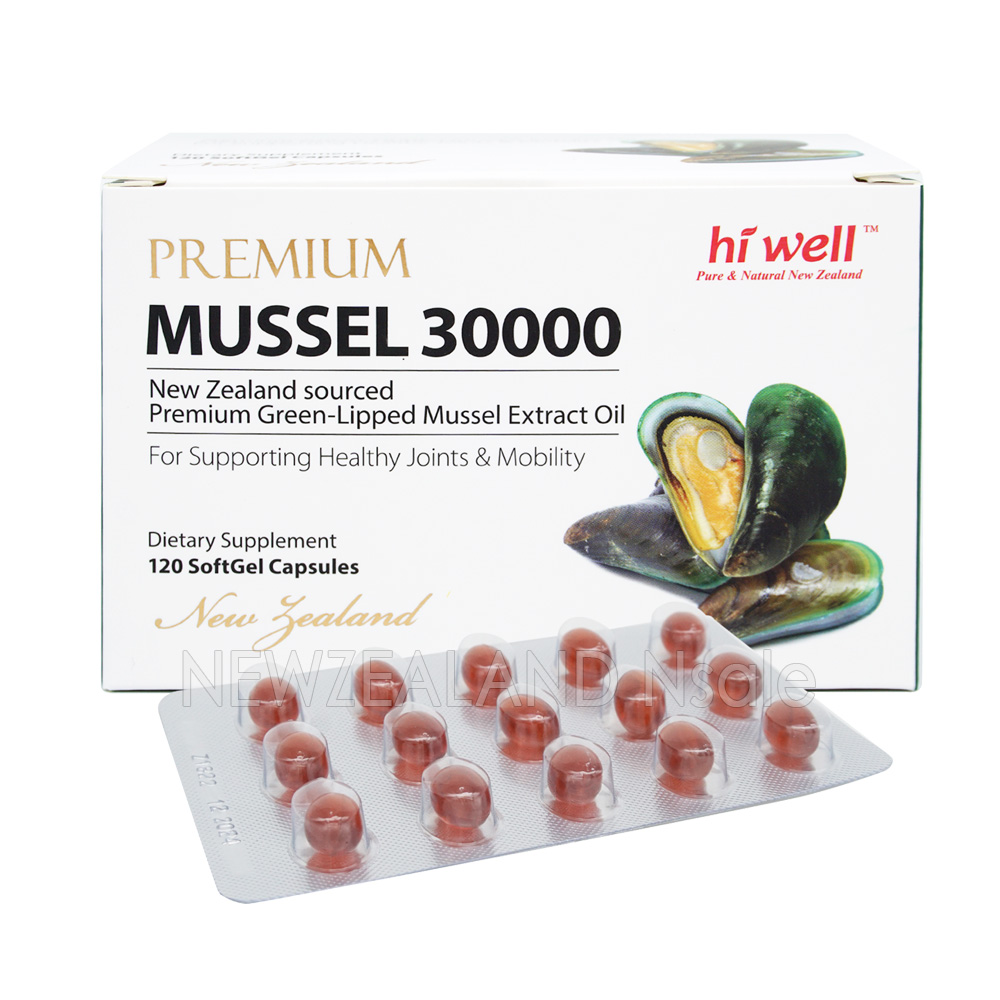 하이웰 프리미엄 초록입홍합 오일 30000mg 120캡슐 1통