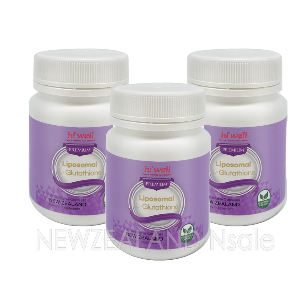 (리뉴얼) 하이웰 프리미엄 리포좀 L-글루타치온 60베지캡슐 3통