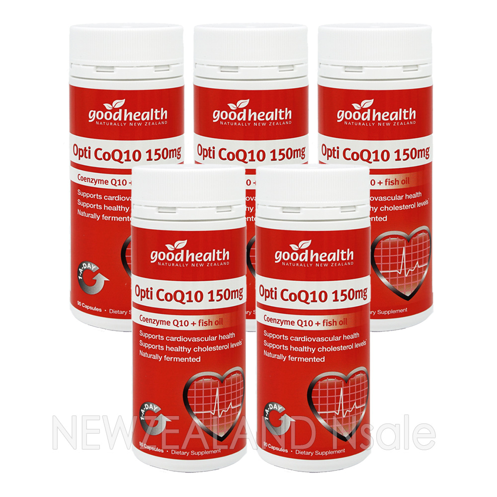 굿헬스 코엔자임Q10 150mg 90캡슐 5통