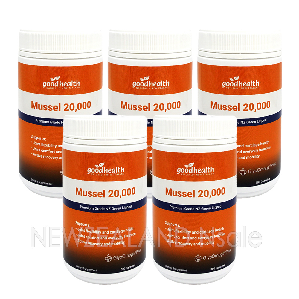 굿헬스 녹색입홍합 20000mg 300캡슐 5통