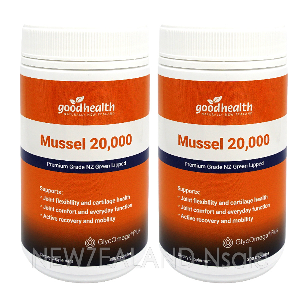 굿헬스 녹색입홍합 20000mg 300캡슐 2통